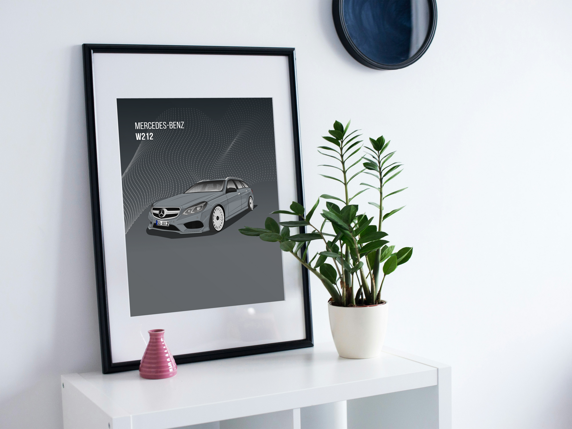 Individuelles Auto-Poster – vektorisiertes Design - DIN A3
