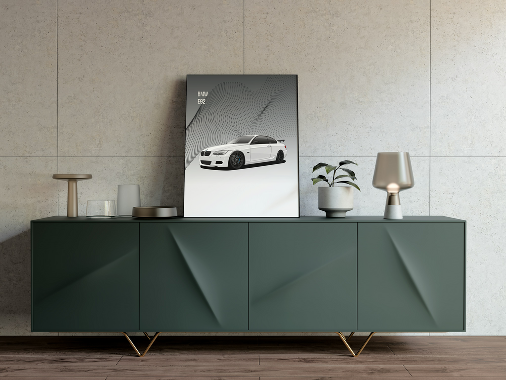 Individuelles Auto-Poster – vektorisiertes Design - DIN A3